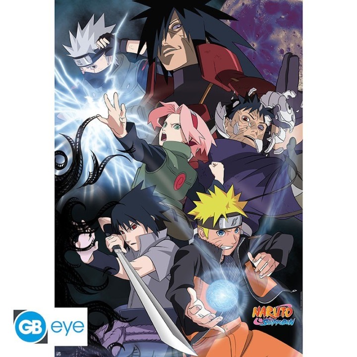 ABYSTYLE NARUTO SHIPPUDEN - Poster Maxi 91.5x61 : "Group Ninja War"