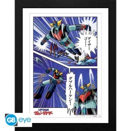 ABYSTYLE GRENDIZER - Poster incorniciato: "Goldrake in azione" (30x40)