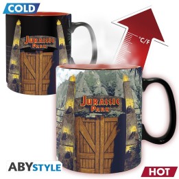 ABYSTYLE JURASSIC PARK - Tazza termosensibile 460 ml: "Gate"