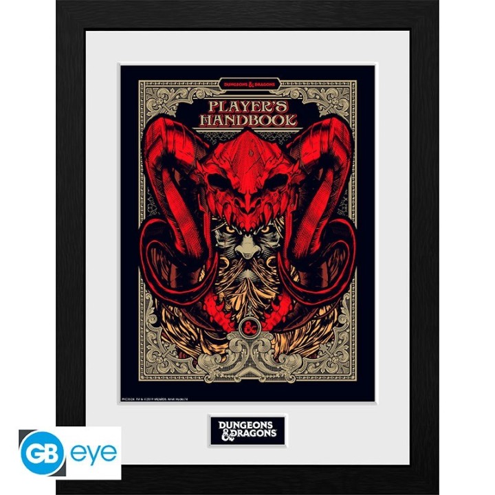 ABYSTYLE DUNGEONS & DRAGONS - Poster incorniciato: "Players Handbook" (30x40)
