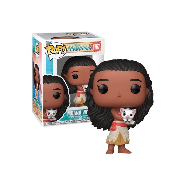 FUNKO POP Disney: Oceania - 1767 Moana with Pua 9cm