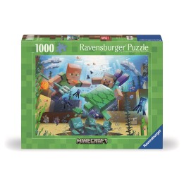 RAVENSBURGER Minecraft Mosaic Puzzle licenziato 1000 pz