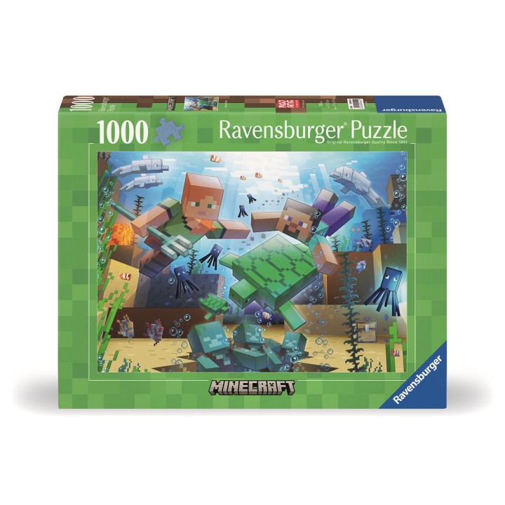 RAVENSBURGER Minecraft Mosaic Puzzle licenziato 1000 pz
