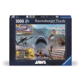 RAVENSBURGER Jaws - Lo squalo Puzzle licenziato 1000 pz