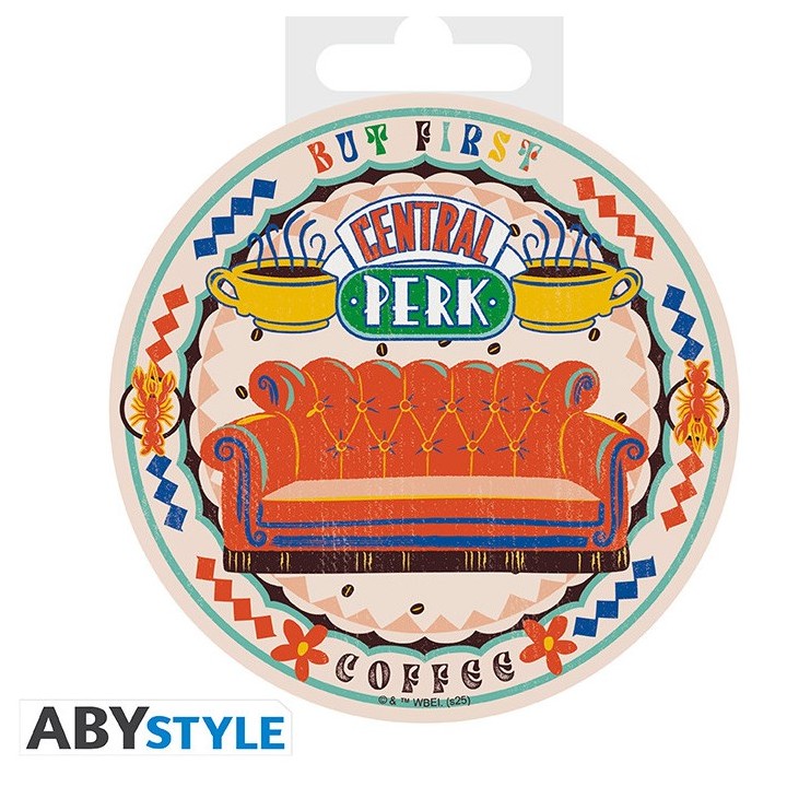 ABYSTYLE FRIENDS - Ceramic Coasters "Central Perk vibes"