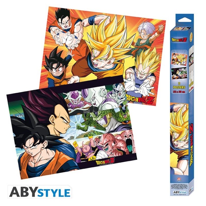 ABYSTYLE DRAGON BALL - Set 2 Poster: "Saiyans" (52x38)