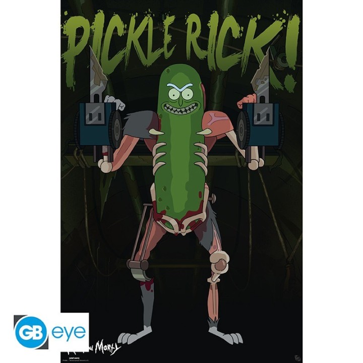 ABYSTYLE RICK AND MORTY - Poster: "Cetriolo Rick" (91.5x61)