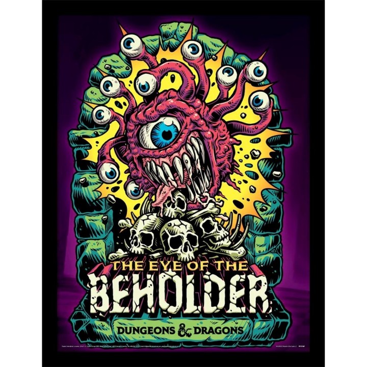 PYRAMID Dungeons & Dragons - Poster Incorniciato : Eye of the Beholder