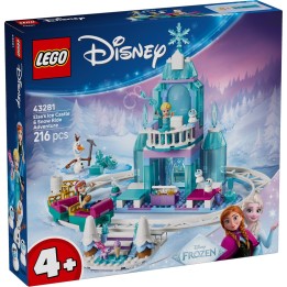 LEGO 43281 DISNEY - Castello di ghiaccio di Elsa e avventura sulla neve