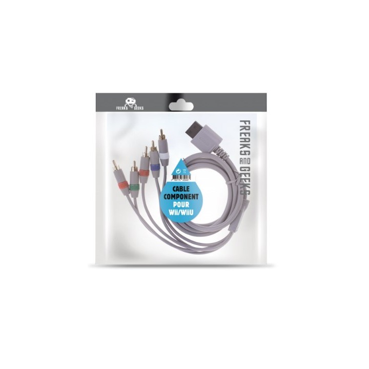 Wii/Wii U component cable (in F&G bag + label)