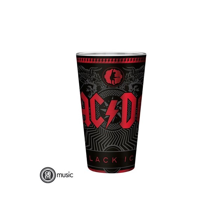 ABYSTYLE AC/DC - Bicchiere grande 400ml: "Black Ice"