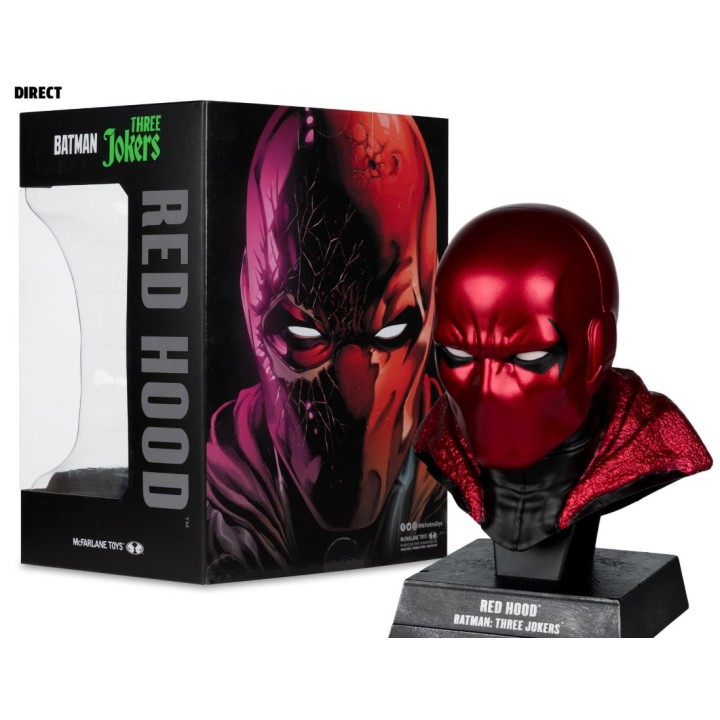 113707 - Dc Direct Batman 1:3 Cowl Prop Replica Red Hood - Mcfarlane toys