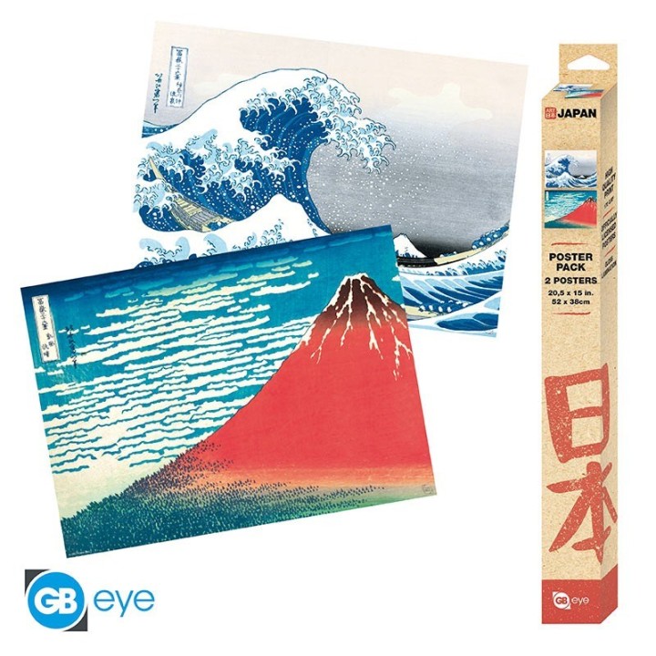 ABYSTYLE HOKUSAI - Set 2 Poster: "Katsushika Hokusai" (52x38)