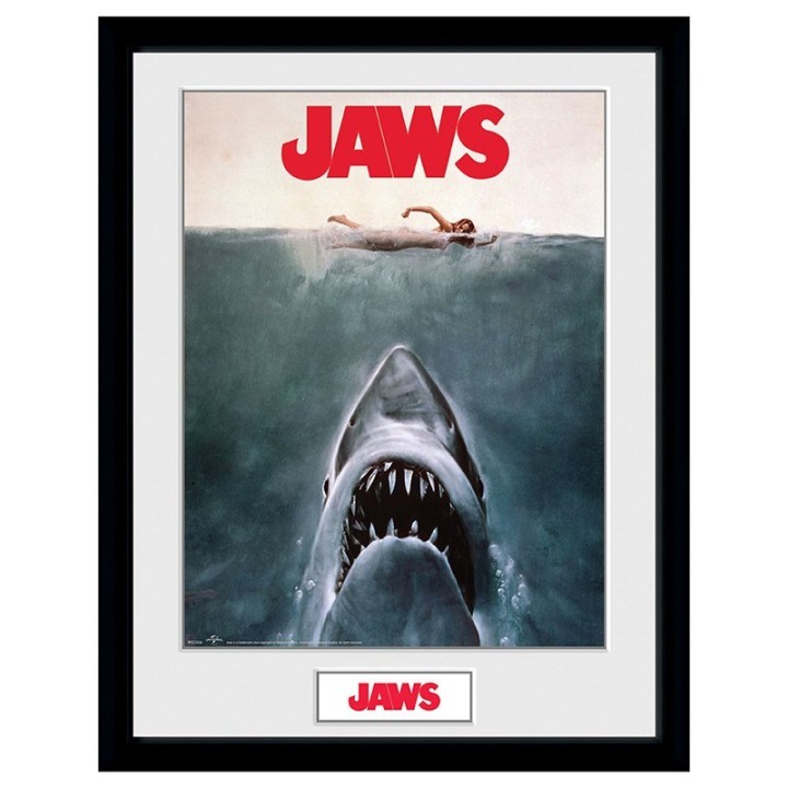 ABYSTYLE JAWS - Poster incorniciato: "Key Art"