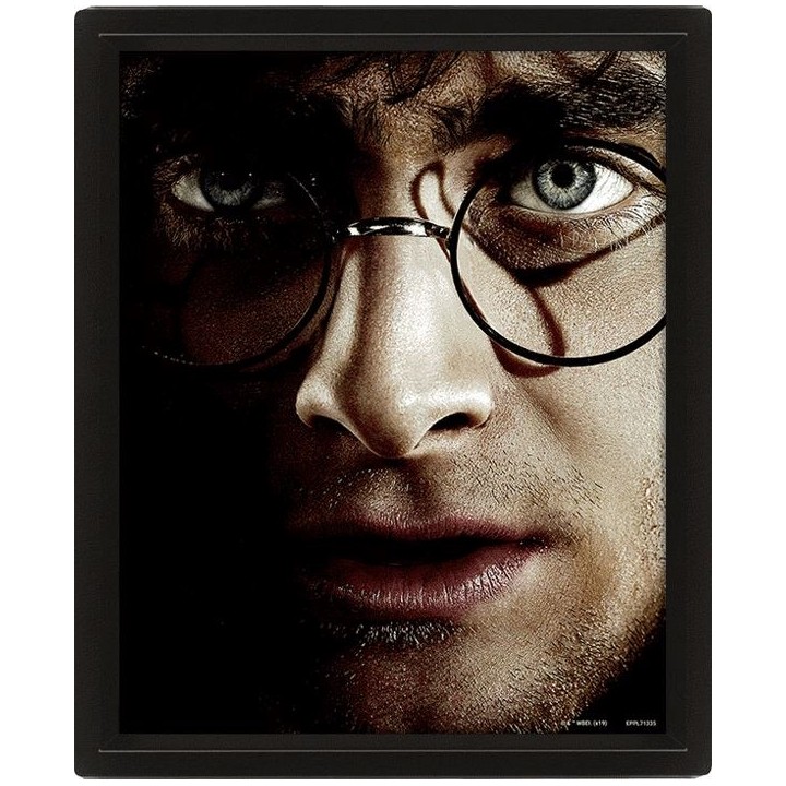 PYRAMID HARRY POTTER (HARRY VS VOLDEMORT) - POSTER 3D LENTICULAR INCORNICIATO