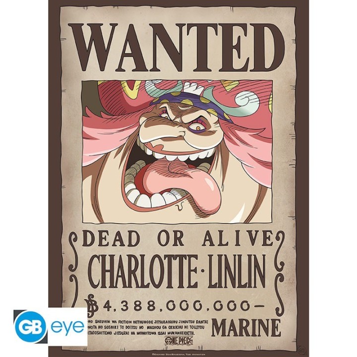 ABYSTYLE ONE PIECE - Poster: "Wanted Big Mom" (52x38)