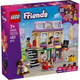 LEGO 42653 FRIENDS - Negozio di musica e appartamento