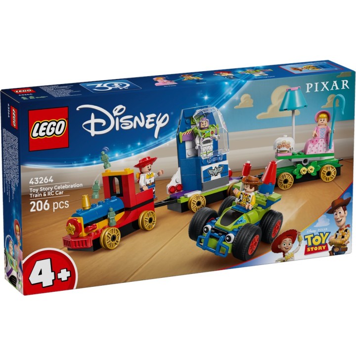 LEGO 43264 DISNEY - Treno e Auto RC celebrativi