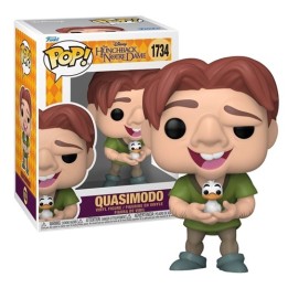 FUNKO POP Disney: The Hunchback of Notre Dame - 1734 Quasimodo (with Bird) 9cm