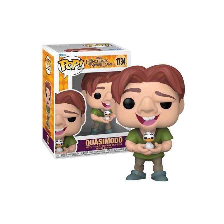 FUNKO POP Disney: The Hunchback of Notre Dame - 1734 Quasimodo (with Bird) 9cm