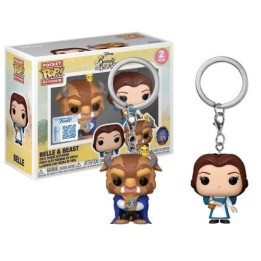 FUNKO POP Keychain Disney: Beauty And The Beast 2Pack - Belle & Beast.