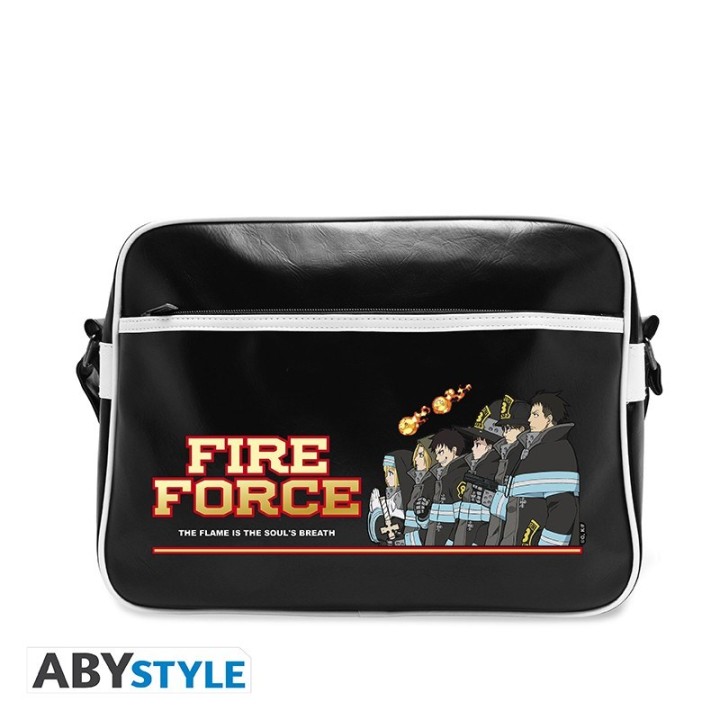 ABYSTYLE FIRE FORCE - Borsa a tracolla in vinile: "8° brigata"