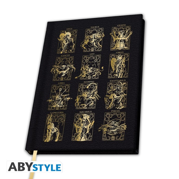 ABYSTYLE SAINT SEIYA - Agenda A5 Premium: "Gold Armors"