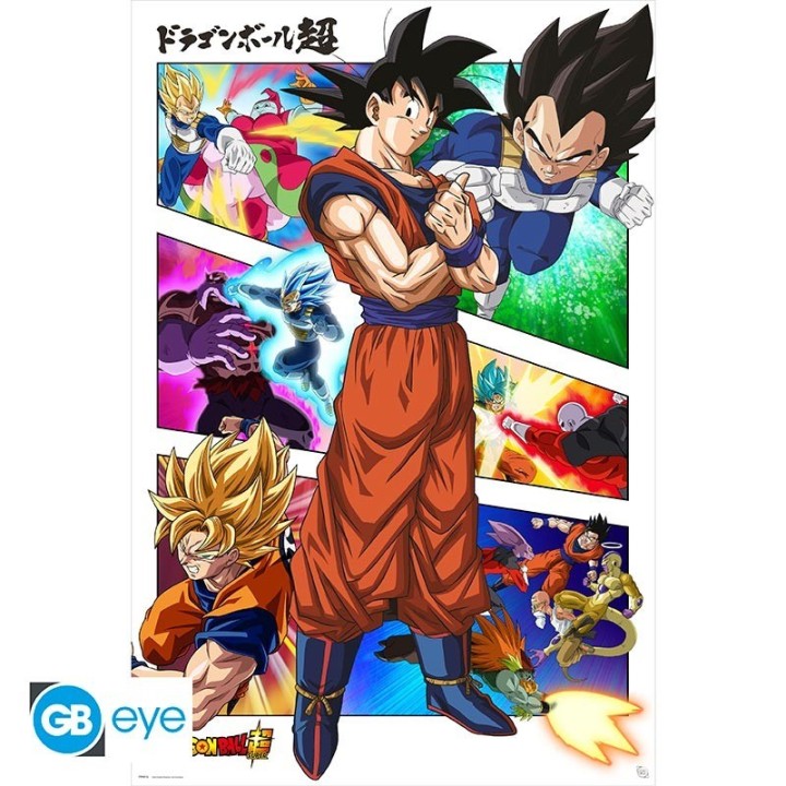ABYSTYLE DRAGON BALL SUPER - Poster Maxi 91.5x61 :"Panels"