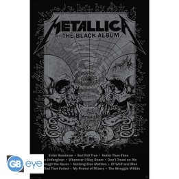 ABYSTYLE METALLICA - Poster grande: "Black Album" (91.5x61)
