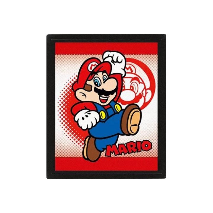 PYRAMID NINTENDO: SUPER MARIO (MARIO YOSHI FLIP) - POSTER 3D LENTICULAR INCORNICIATO