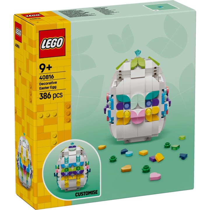 LEGO 40816 Iconic - Uovo di Pasqua decorativo