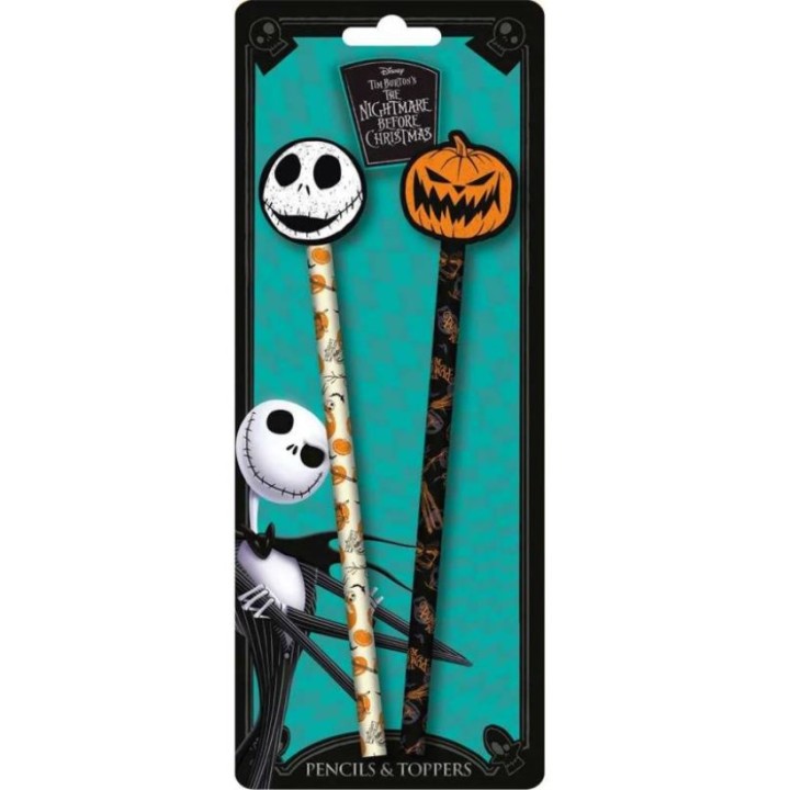 PYRAMID THE NIGHTMARE BEFORE CHRISTMAS (2 HEADS) PENCILS & TOPPERS