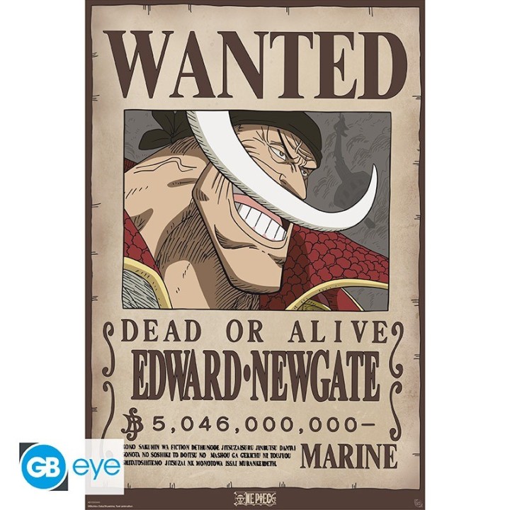 ABYSTYLE ONE PIECE - Poster Maxi 91.5x61: "Wanted Whitebeard"