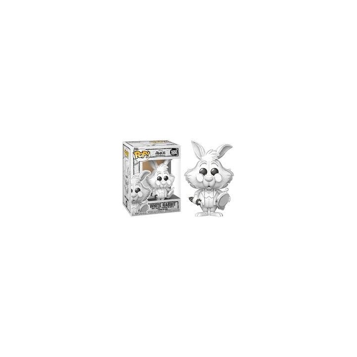 FUNKO POP Disney: Sketched - White Rabbit 9 cm