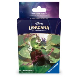 RAVENSBURGER Disney: Lorcana - Set 7 L’Isola di Archazia - 65 Bustine Protettive - Ursula - Deceiver of All Ench.​