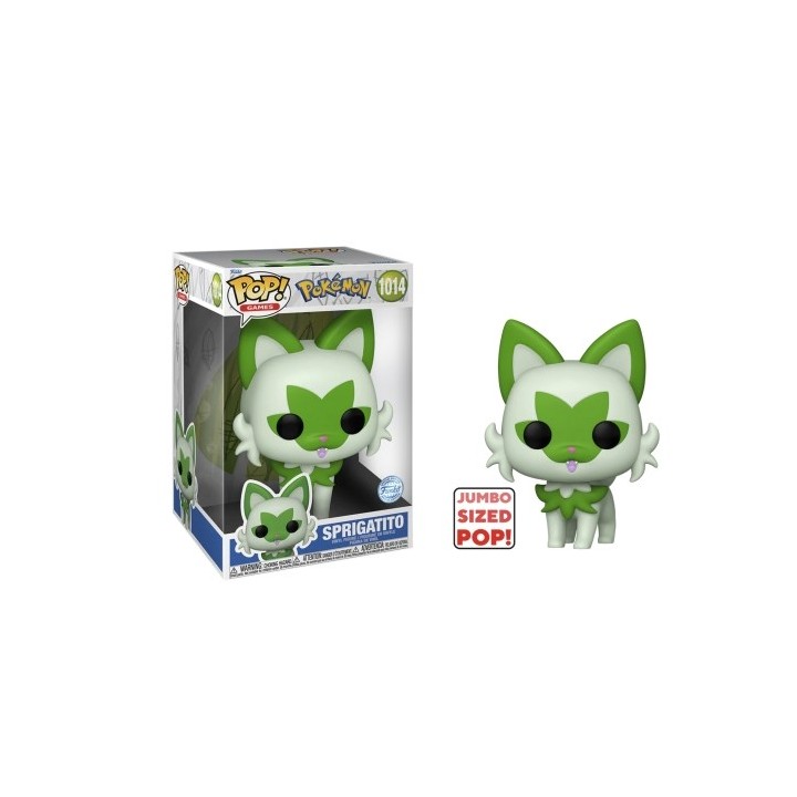 FUNKO POP Jumbo Games: Pokemon - 1014 Sprigatito 25cm