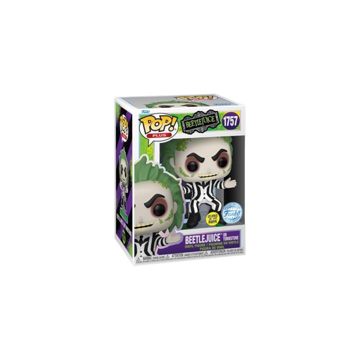 FUNKO POP Plus: Beetlejuice - 1757 Beetlejuice On Tombstone (Exclusive) 9 cm