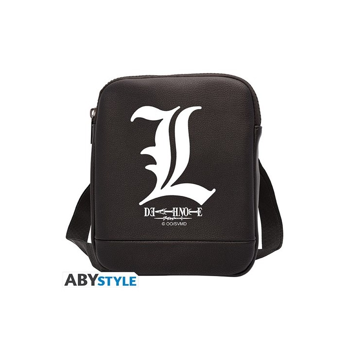 ABYSTYLE DEATH NOTE - Borsa con stampa "L Symbol" - Vinyl Small - Gan.