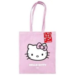 PYRAMID HELLO KITTY BOW LIGHT PINK TOTE BAG