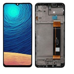 TOUCHSCREEN + DISPLAY LCD DISPLAY COMPLETO + FRAME PER SAMSUNG GALAXY.