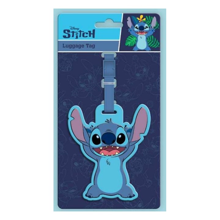 PYRAMID LILO & STITCH (CORE BLUE) LUGGAGE TAG