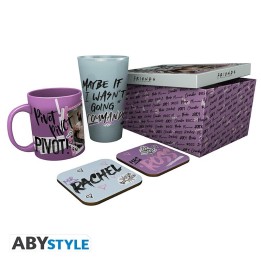 ABYSTYLE FRIENDS - Set Bicchiere XXL + Tazza + 2 Sottobicchieri: "Doodle"