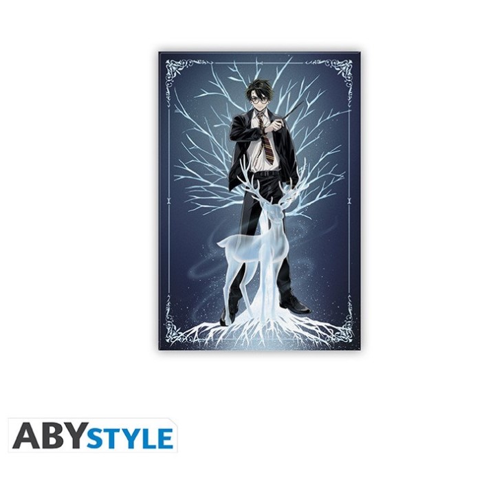 ABYSTYLE HARRY POTTER - Standard Magnet - Harry Patronus x4