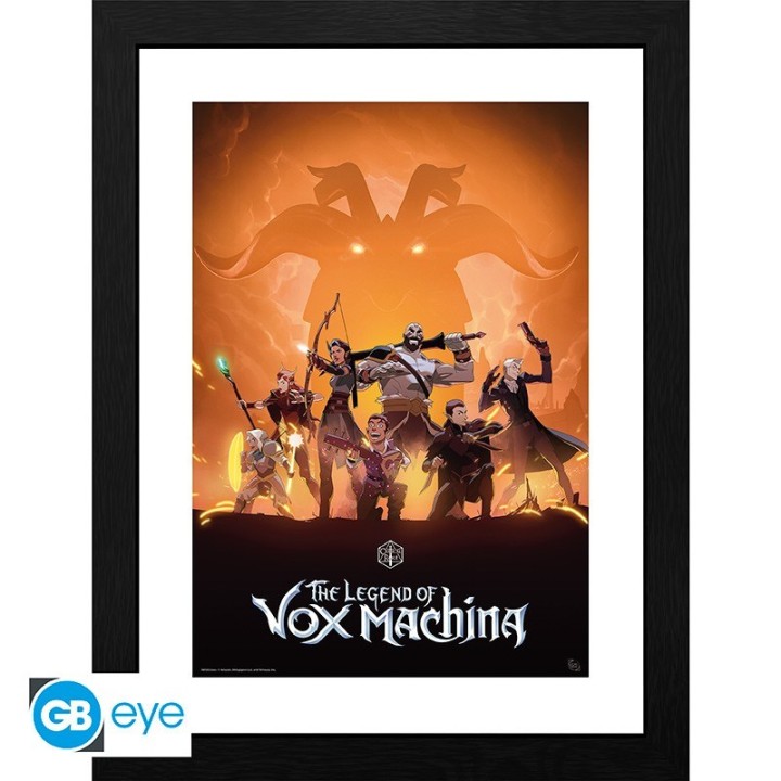 ABYSTYLE THE LEGEND OF VOX MACHINA - Poster incorniciato: "Key Art" (30x40)