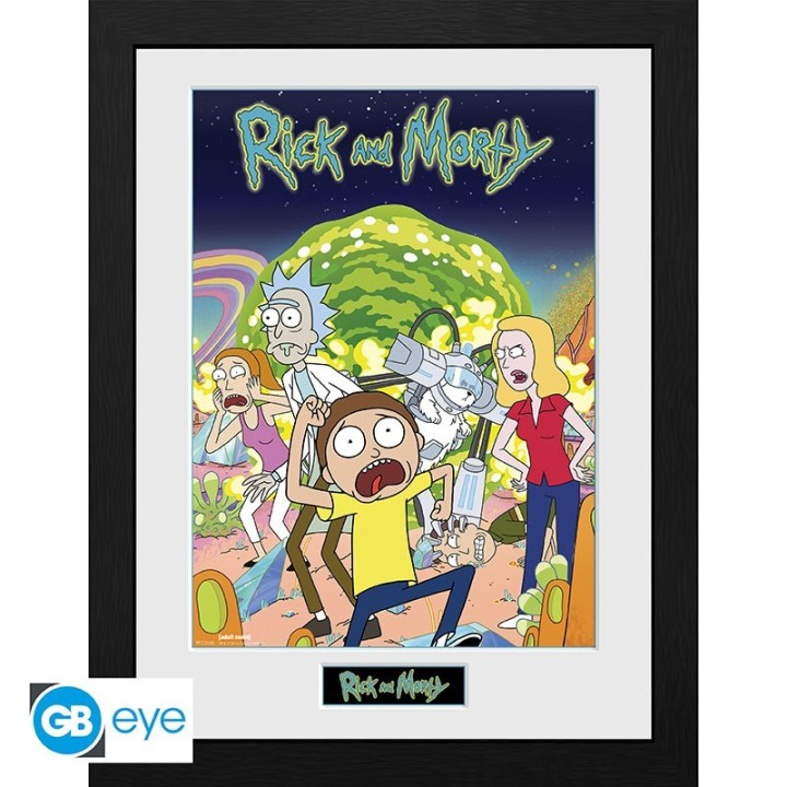 ABYSTYLE RICK AND MORTY - Poster Incorniciato: "Compilation"
