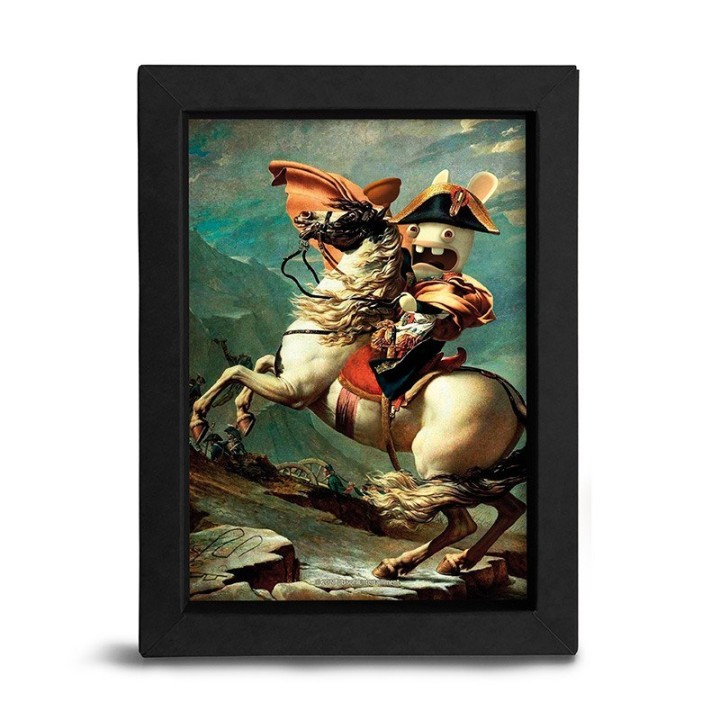 ABYSTYLE RAVING RABBIDS - Poster incorniciato: Happy Mix - BONAPARTE