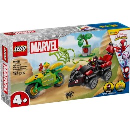LEGO 11198 SUPER HEROES MARVEL - Inseguimento sui dino-veicoli di Spin ed Electro