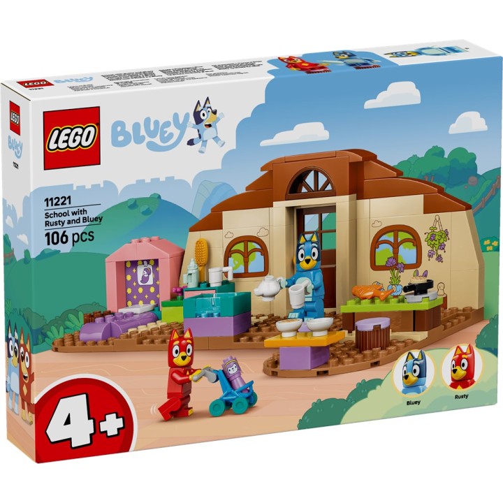 LEGO 11221 BLUEY - A scuola con Rusty e BLUEY