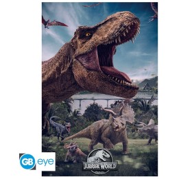 ABYSTYLE JURASSIC WORLD - Poster grande "World" (91.5x61)
