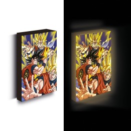 PYRAMID - DRAGON BALL Z (GOKU SUPER SAIYAN) 30x40 LIGHT UP CANVAS